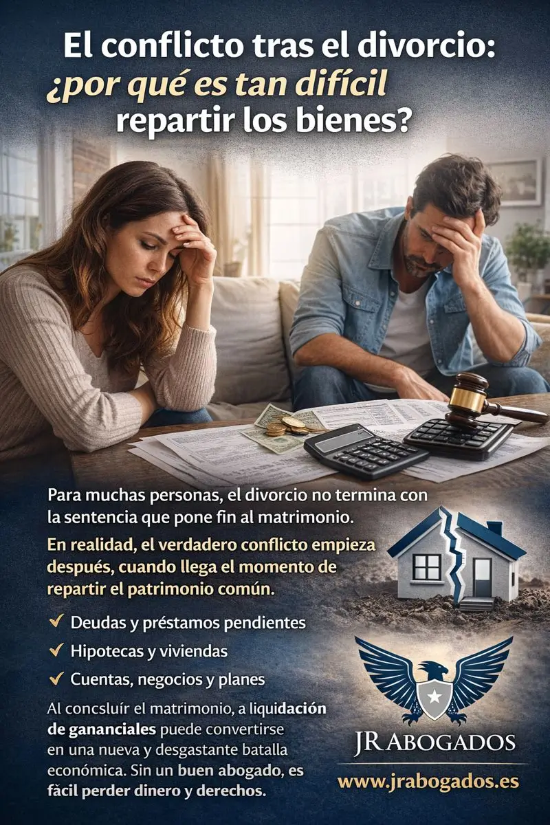  El reparto judicial de bienes: ¿Qué pasa si mi ex bloquea la liquidación de gananciales?