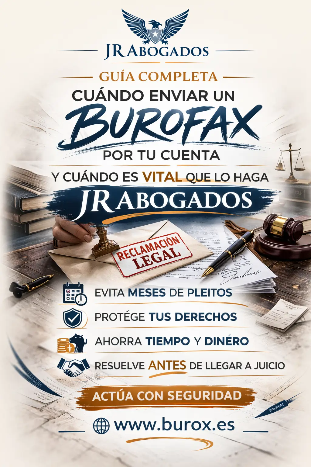 Multiplica por 10 la tasa de respuesta: El efecto psicológico de recibir un burofax de JR Abogados