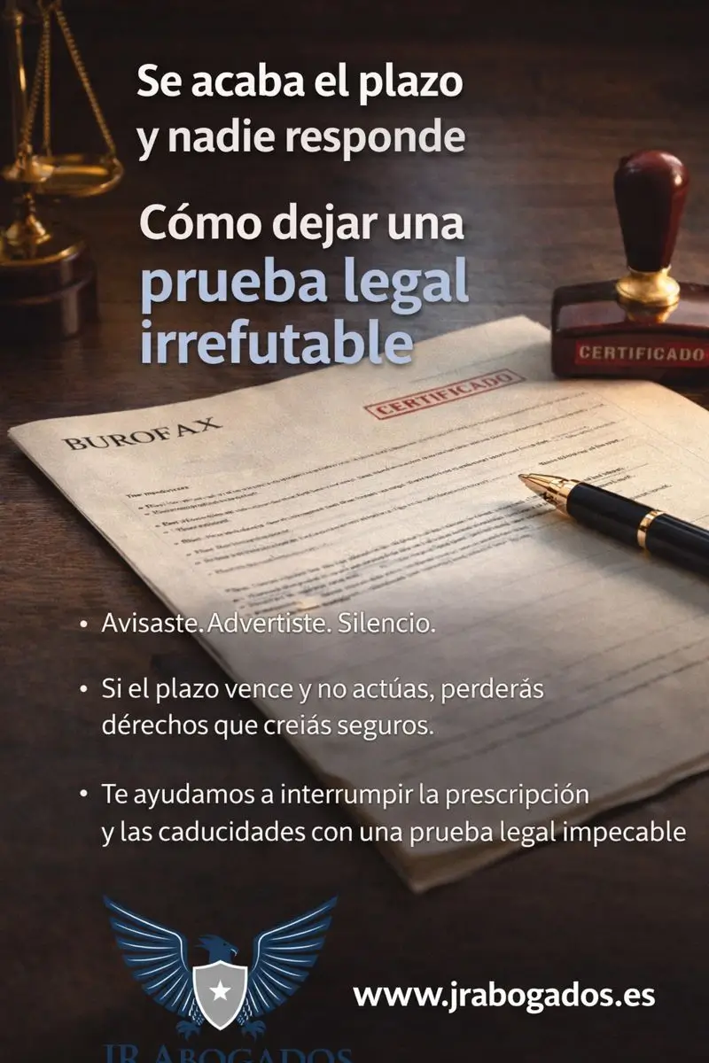 Se acaba el plazo y nadie responde: cómo dejar prueba legal